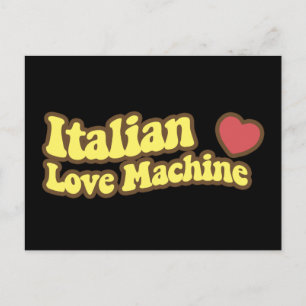 Italian Love Machine Postcard