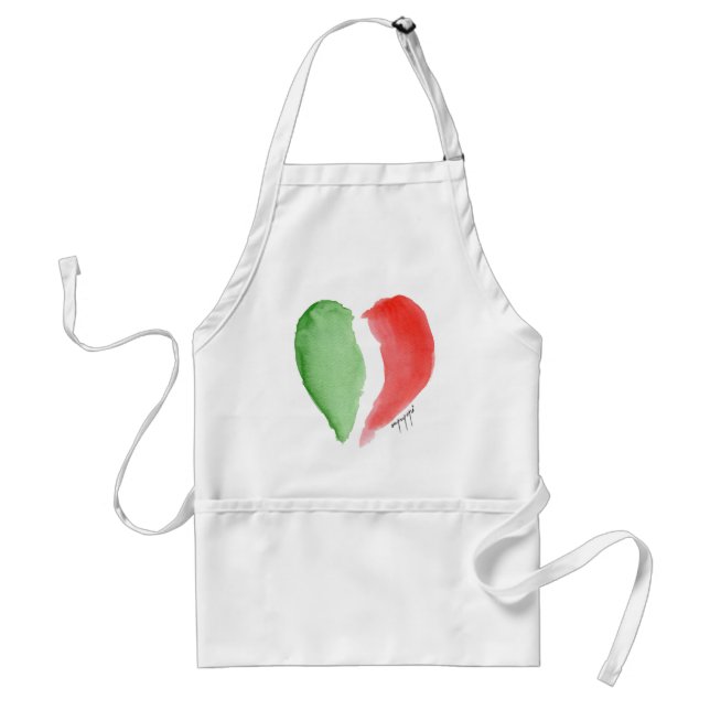 Italian love standard apron (Front)
