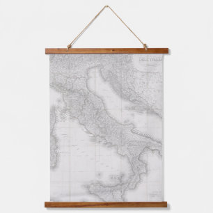 Italian Map  Hanging Tapestry