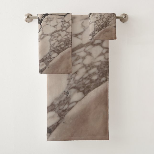 Italian Marble #2 (Faux Marble) #marble #texture  Bath Towel Set (Insitu)