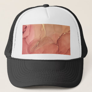 italian marble trucker hat