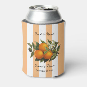 Italian Mediterranean Citrus Lemon Orange Wedding Can Cooler