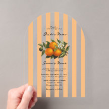 Italian Mediterranean Citrus Oranges Wedding