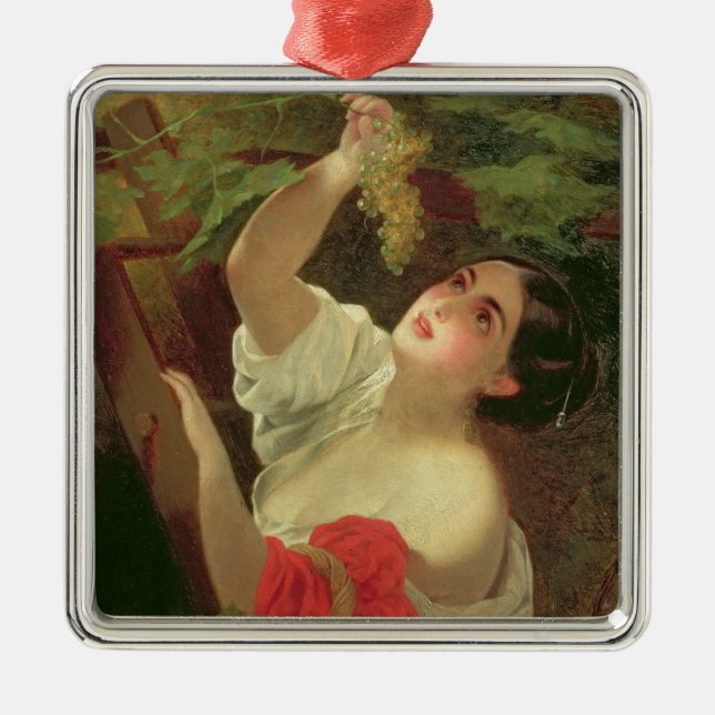 Italian Midday, 1831 Metal Ornament (Front)
