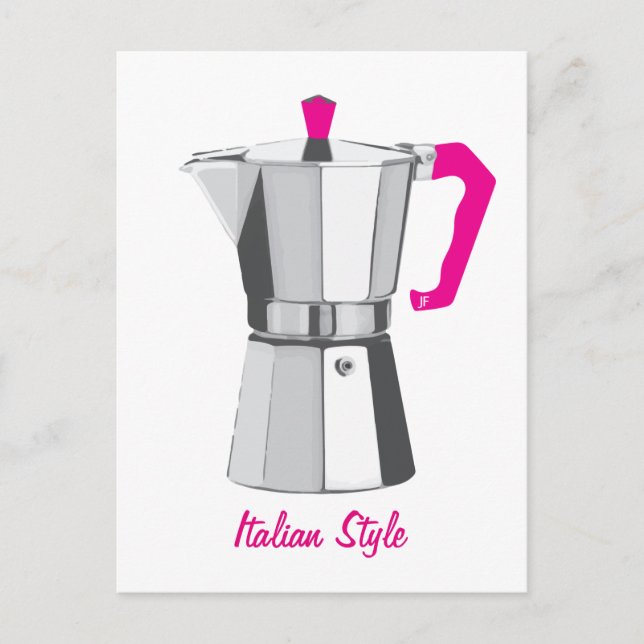 Italian Moka Postcard (Front)