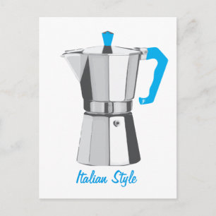 Italian Moka Postcard