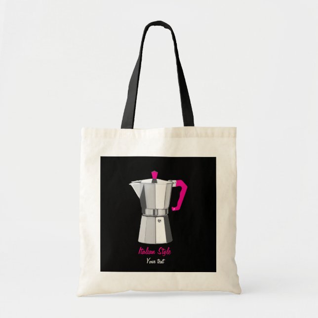 Italian Moka Tote Bag (Front)