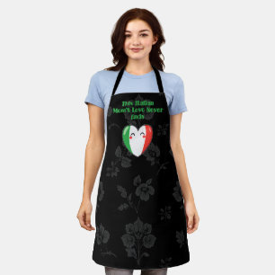 Italian Mom's Endless Love Family Forever Apron