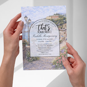 Italian Monterosso al Mare That’s Amore Invitation