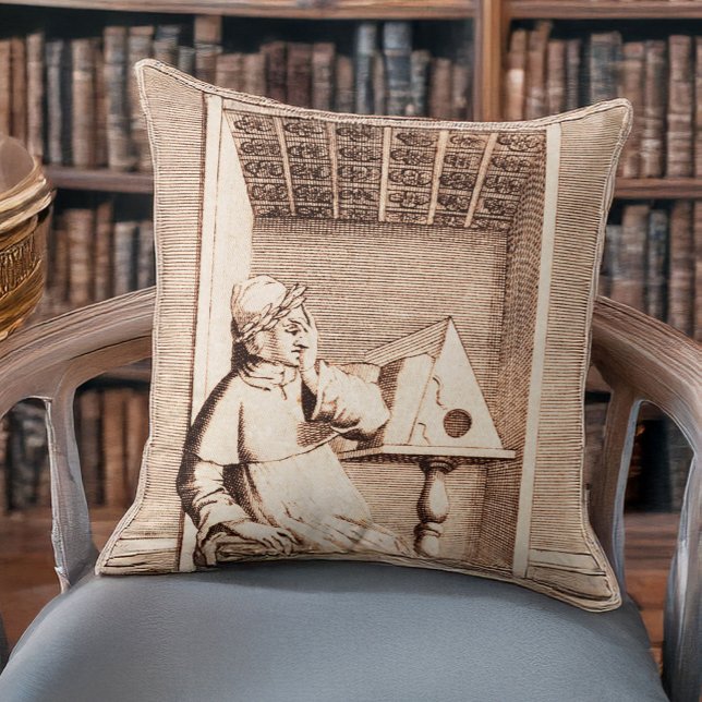 Italian Monument to Dante Alighieri Divine Comedy Cushion (Creator Uploaded)