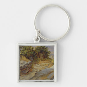 Italian Mountain Landscape, c.1824 Key Ring