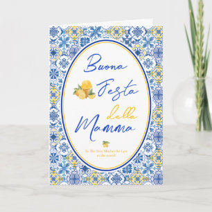 Italian Mum Mother in law Happy Mother's Day Card