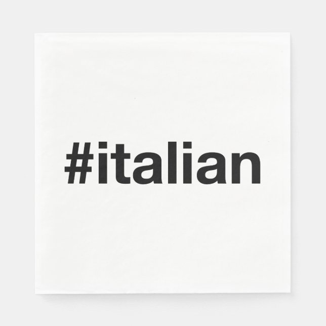 ITALIAN NAPKIN (Front)