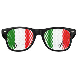 Italian National Flag Retro Sunglasses