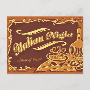 Italian Night Post Card