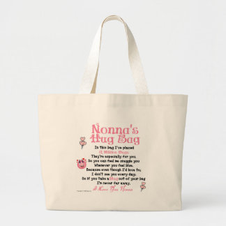 Italian -  Nonna - Single Verse Large Tote Bag