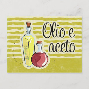 Italian Oil & Vinegar Recipe Card