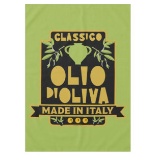 Italian Olive Oil Wall Art Tablecloth