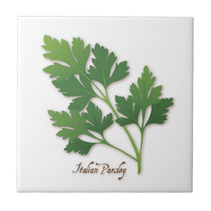 Italian Parsley Herb Tile