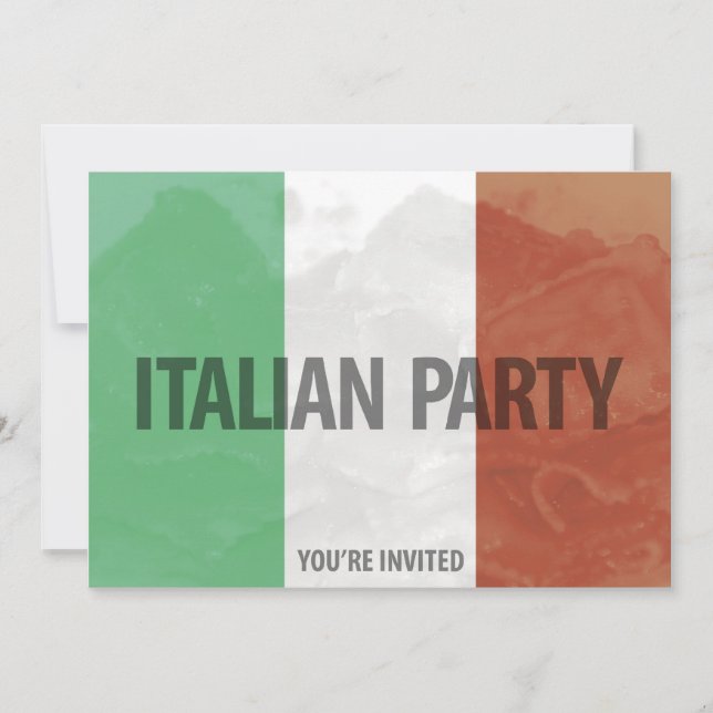 italian party invitation (Front)