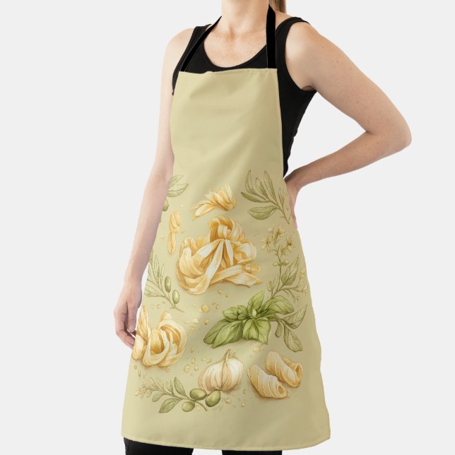 Italian Pasta Herb Kitchen Apron (Insitu)