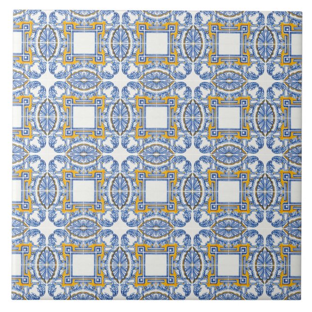 Italian Pattern  Ceramic Tile (Front)