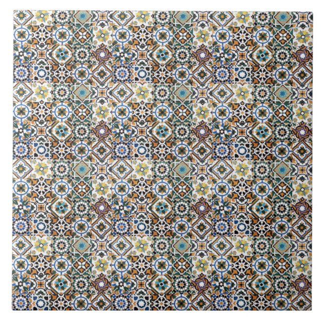 Italian Pattern  Ceramic Tile (Front)