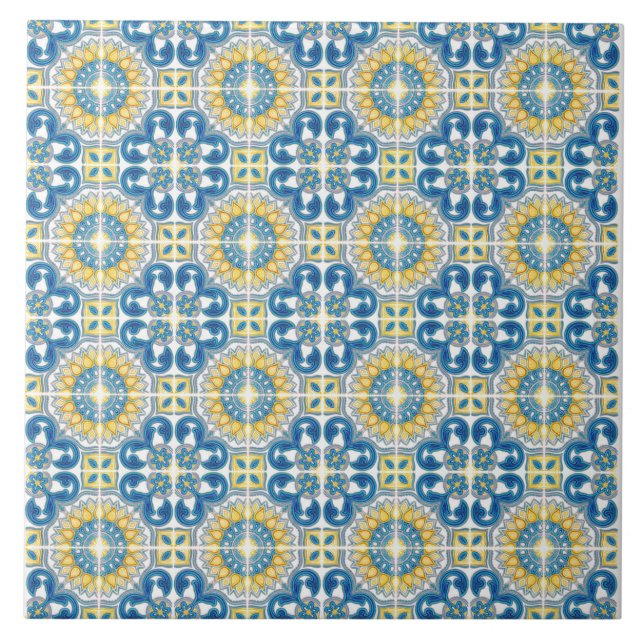 Italian Pattern  Ceramic Tile (Front)