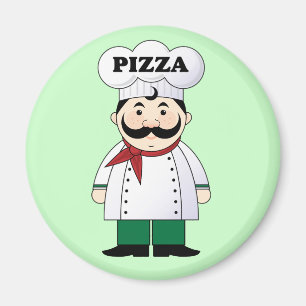 Italian Pizza Chef Magnet