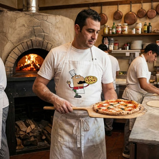 Italian pizza chief standard apron