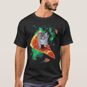 Italian Pizza Pie Cat Lover Cat Whisperer Animal P T-Shirt