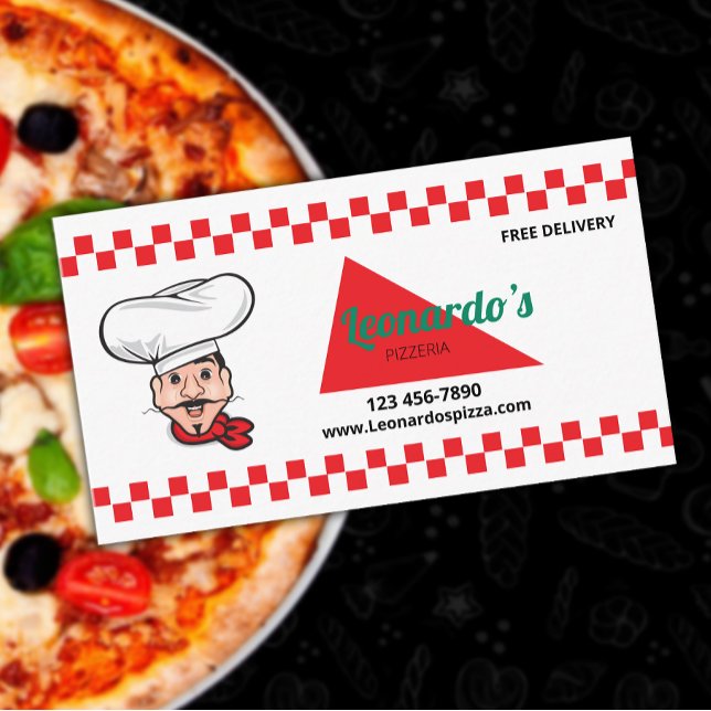 Italian Pizzeria Business Card (Creator Uploaded)