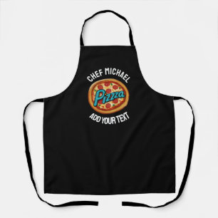 Italian Pizzeria Pizza Kitchen or Restaurant Round Apron