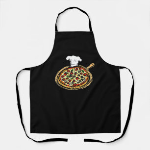 Italian Pizzeria Pizza Kitchen or Restaurant Round Apron