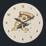Italian Pizzeria Pizza Kitchen or Restaurant Round Large Clock<br><div class="desc">Bring the warm,  inviting atmosphere of an authentic Italian kitchen into your space with this Italian Pizzeria Pizza Kitchen or Restaurant Round Large Clock. Inspired by classic Italian pizzerias,  this stylish wall clock adds a delicious touch of culinary charm to any kitchen,  dining area,  café,  or restaurant.</div>
