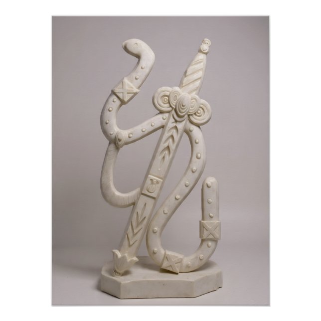 Italian Playing Cards - Ace of Spades Poster (Front)