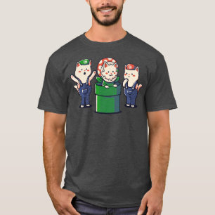 Italian Plumber Cats by Tobe Fonseca T-Shirt