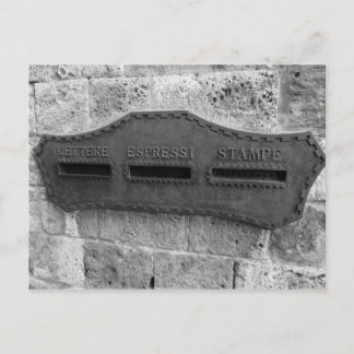 Italian Post Boxes Post Card