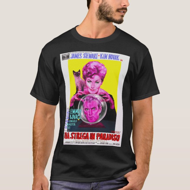 Italian Poster Of Bell Book And Candle  T-Shirt (Front)