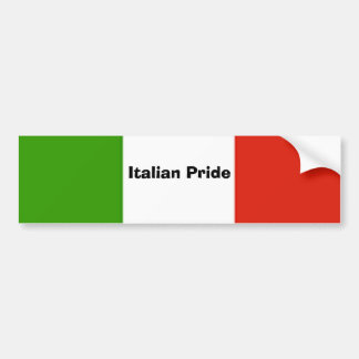Italian Pride Bumper Sticker