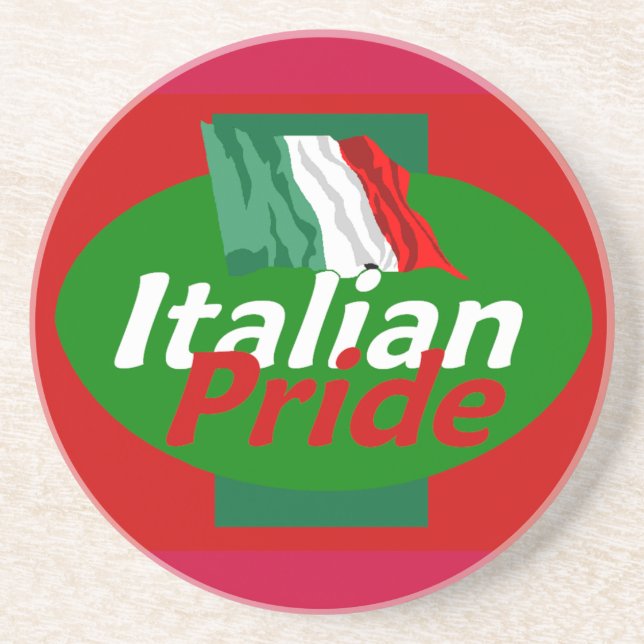 Italian Pride Coaster (Front)