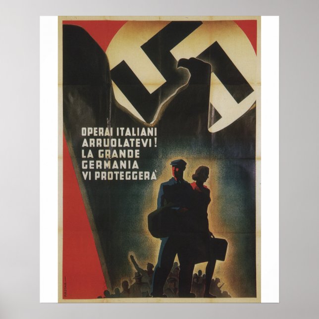 Italian Propaganda Poster (Front)