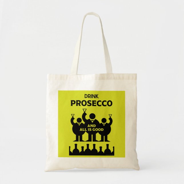 Italian Prosecco sparkling wine    Tote Bag (Front)