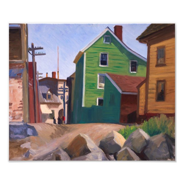 Italian Quarter, Gloucester | Edward Hopper | Photo Print (Front)