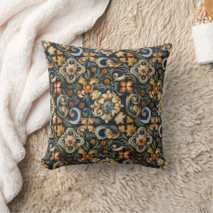 Italian Renaissance in Blue Cushion