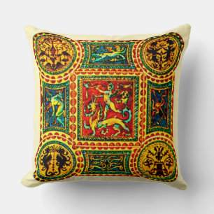 Italian Renaissance motifs print Cushion