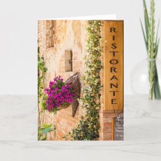 Italian Restaurant Card