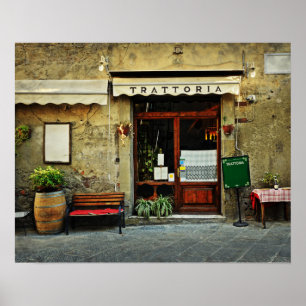 Italian restaurant poster