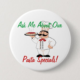 Italian Resturant Specials 7.5 Cm Round Badge