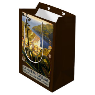 Italian Riviera Italy Vintage Travel gift bags